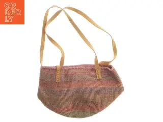 Håndlavet stribet taske (str. 25x38 cm)