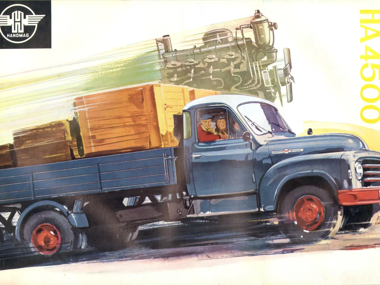 Billede 4 - Hanomag lastvognsbrochurer