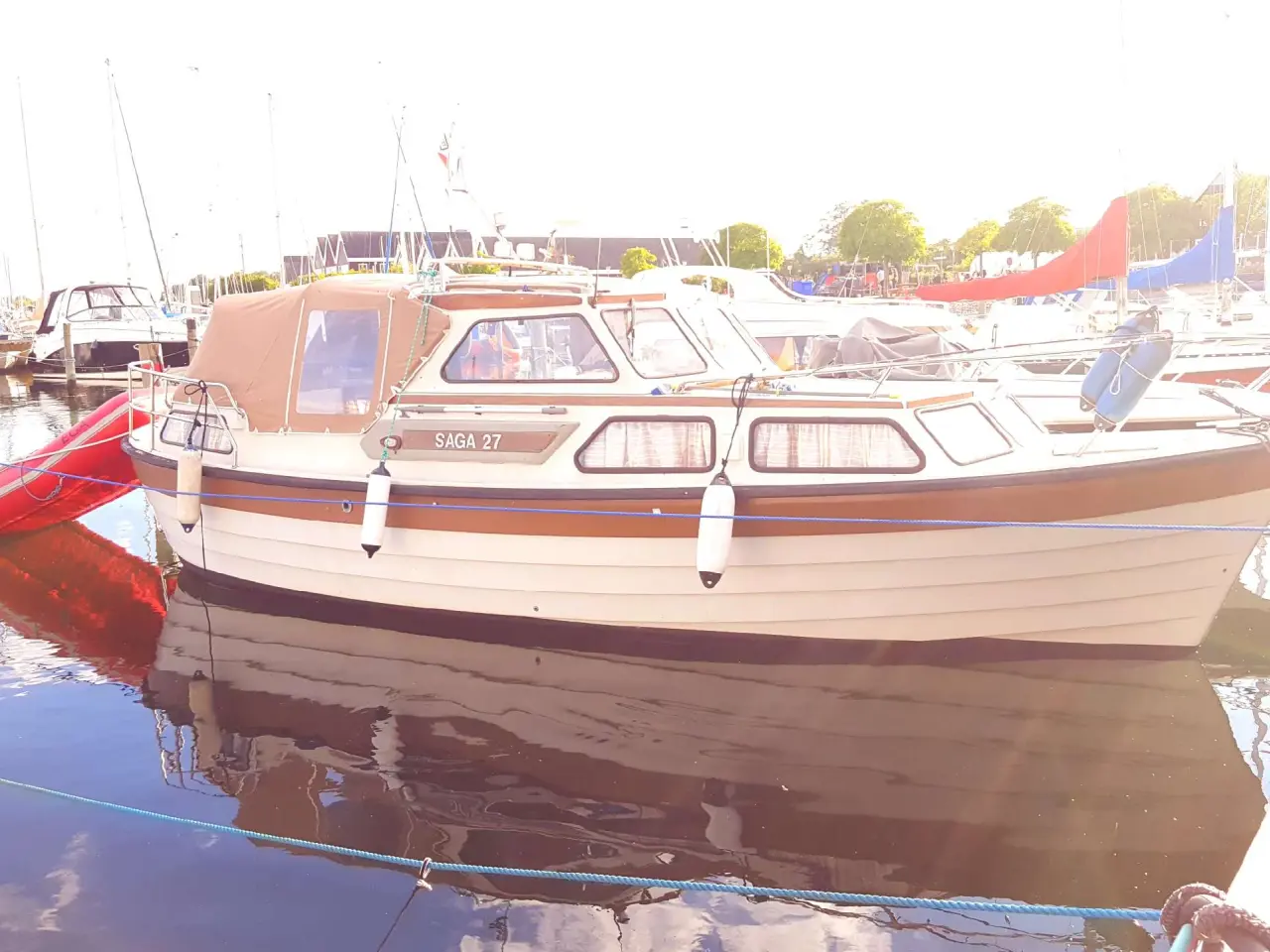 Billede 1 - Saga 27 med nyere Motor.