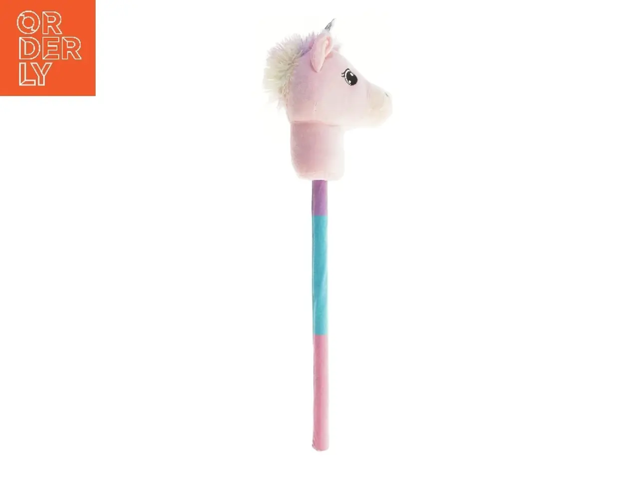 Billede 1 - Kæphest med enhjørninghoved (str. 79 cm)