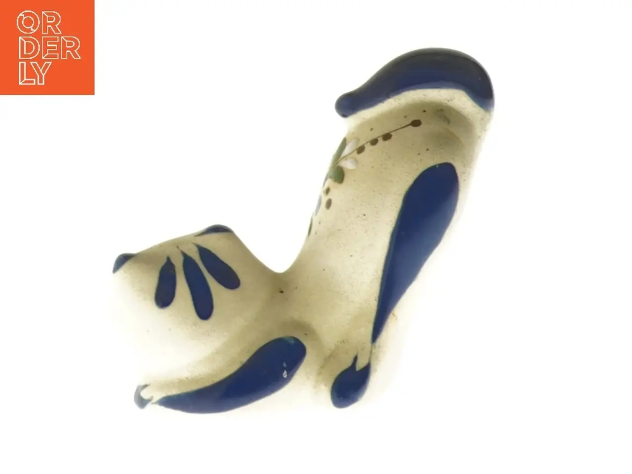 Billede 2 - Keramik kat figur (str. 10,5x11 cm)