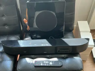 Denon Soundbar og Subwoofer.