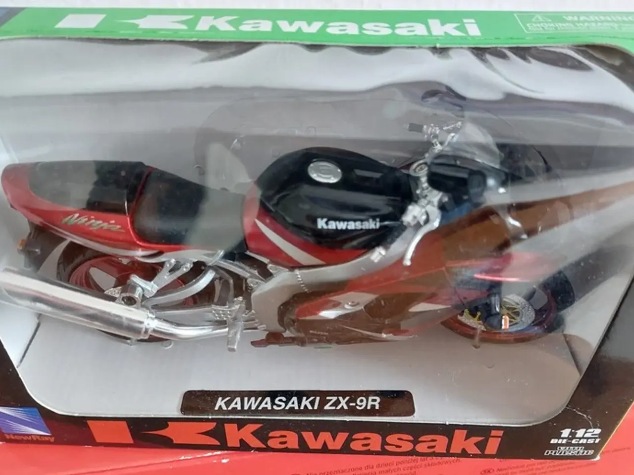 Billede 1 - Modelmotorcykel 1:12 Kawasaki