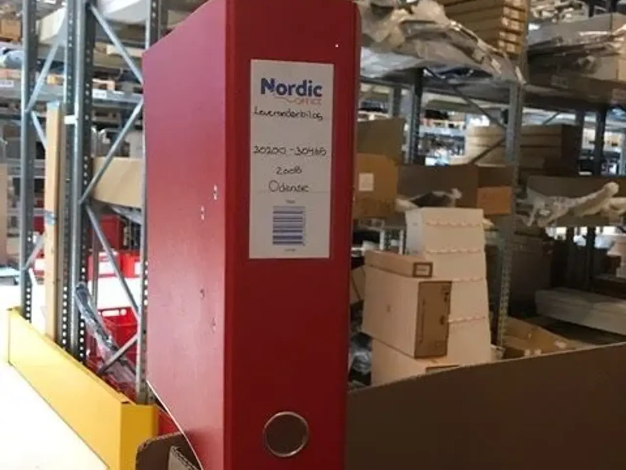 Billede 2 - Røde ringbind 1 palle