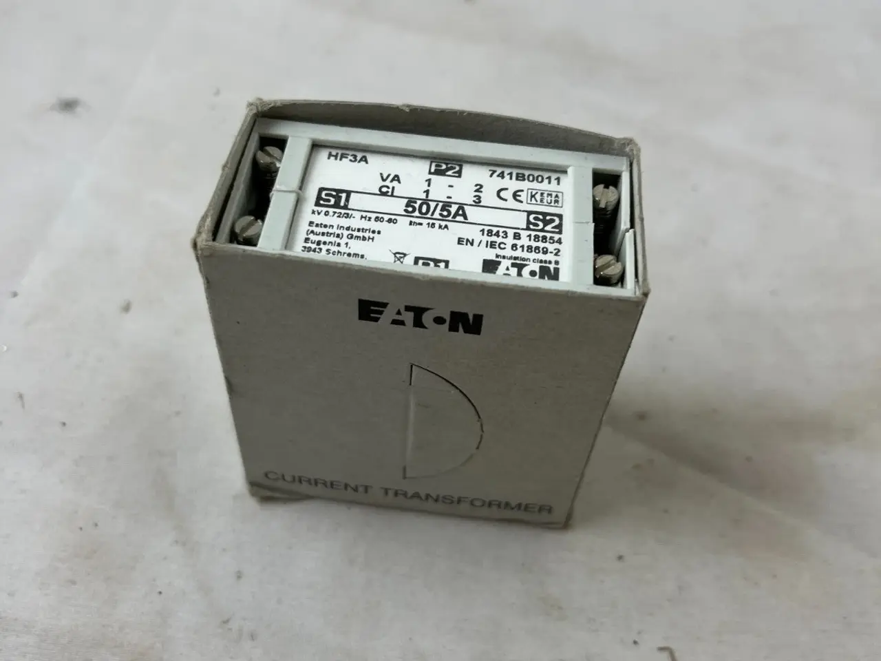Billede 6 - Eaton HF3A 741B0011 strømtransformer 50/5A 1VA IEC