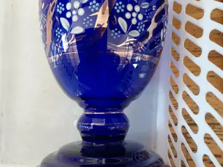 antik krystal glas vase