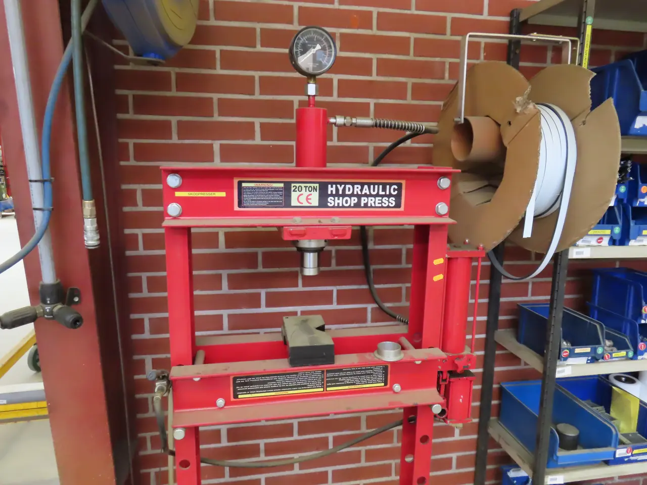 Billede 2 - Hydrauliskpresse HYDRAULIC SHOP PRESS 20 Ton