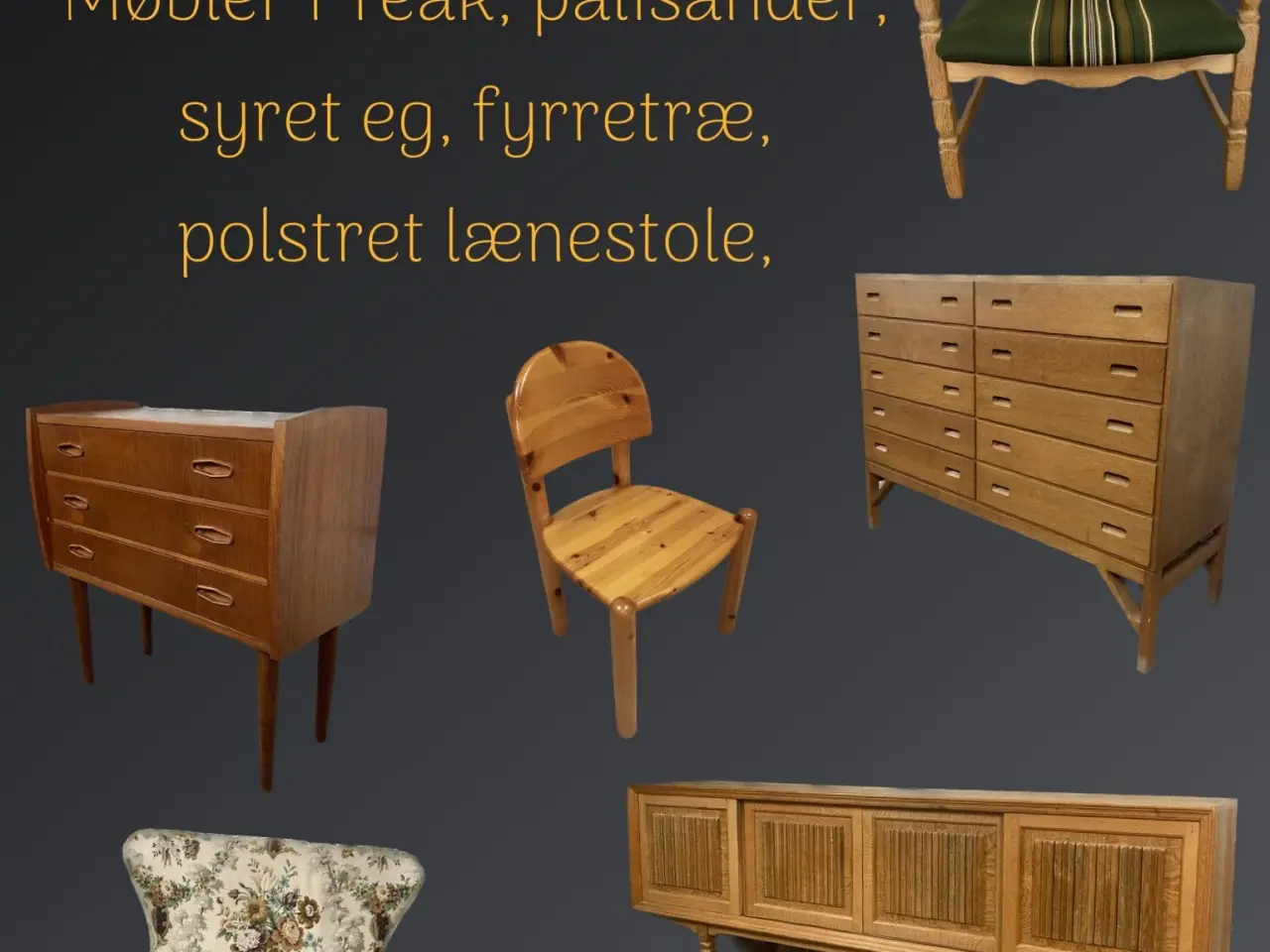 Billede 1 - Dødsbo, teak og palisander