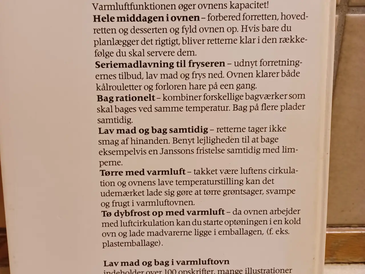 Billede 5 - Lav mad i varmluftovn