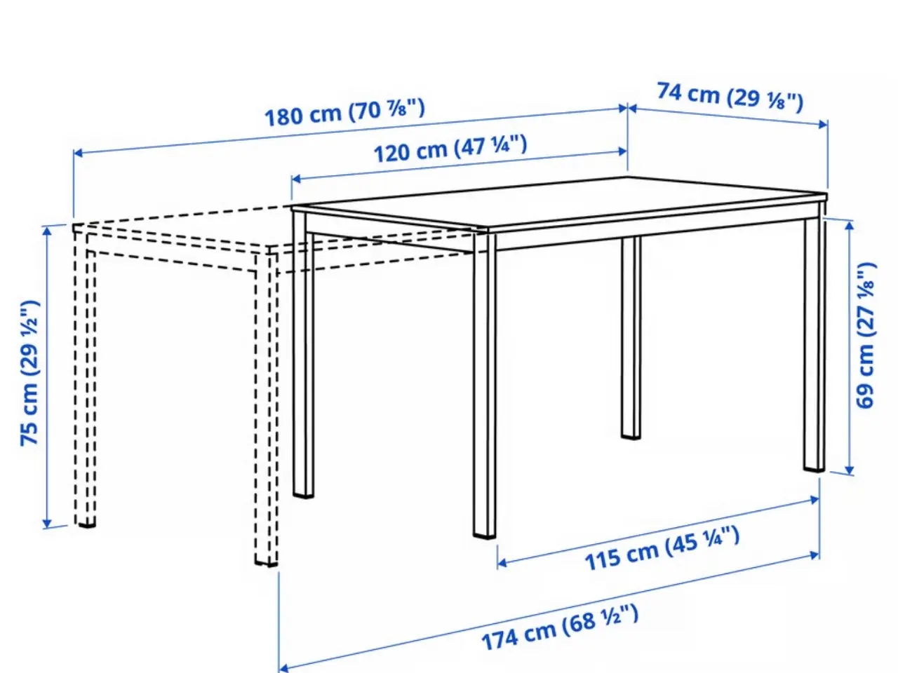 Billede 2 - Spisebord fra IKEA