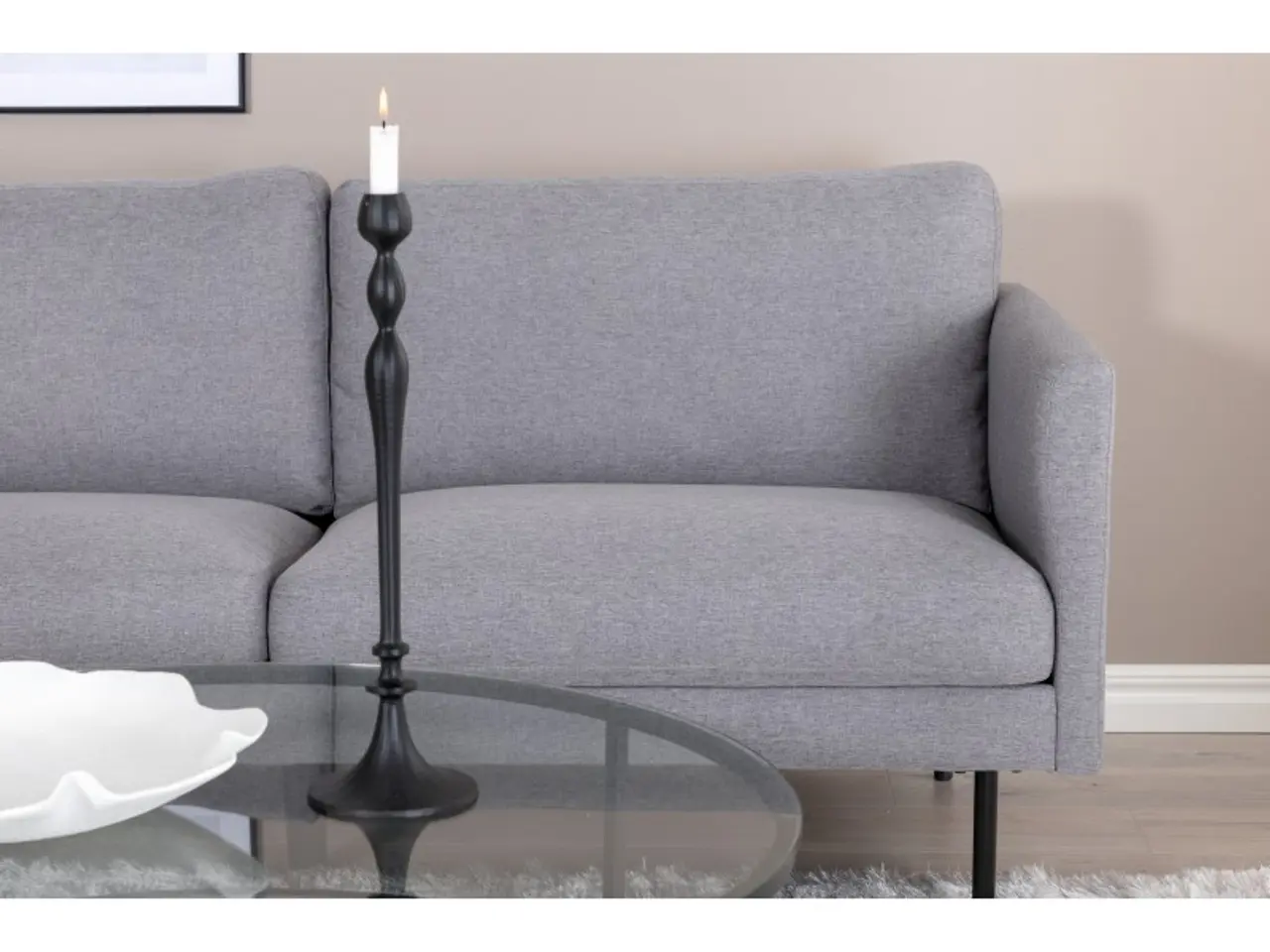 Billede 12 - Zoom 2 personers Sofa  - Sort og Grå