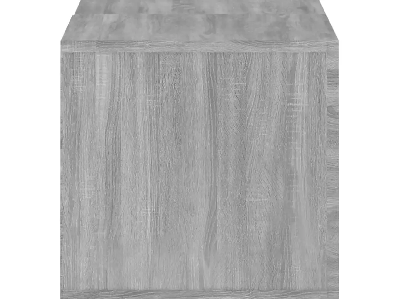Billede 10 - TV-bord med LED-lys 160 x 35 x 40 cm - grå sonoma-eg