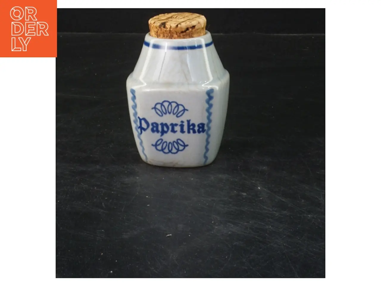 Billede 1 - Keramisk paprika krukke fra Søholm (str. 8x5x5 cm)