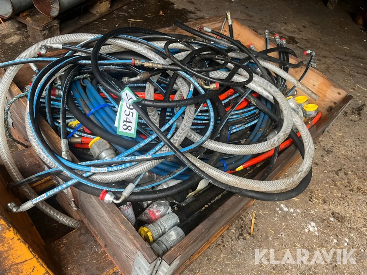 Billede 1 - Blandet hydraulikslanger 1 palle