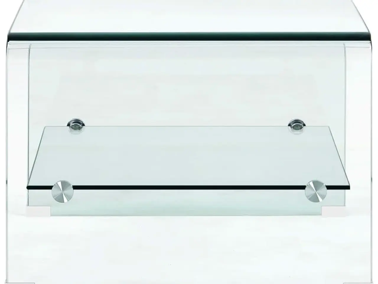 Billede 3 - Sofabord i hærdet glas - transparent, 50 × 45 × 33 cm