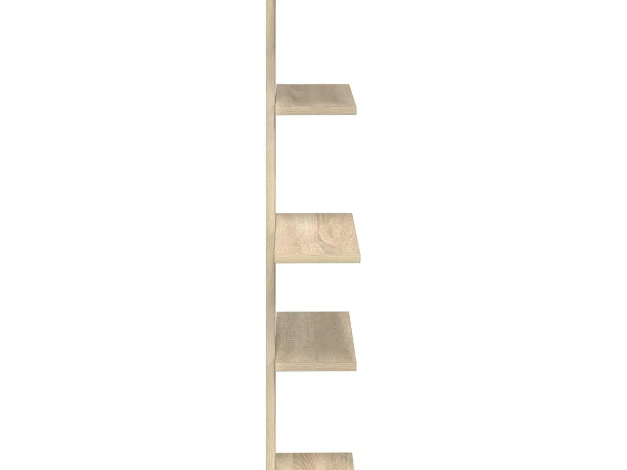 Billede 5 - Væghængt flydende hylde i sonoma-eg 48,5 x 15 x 101 cm