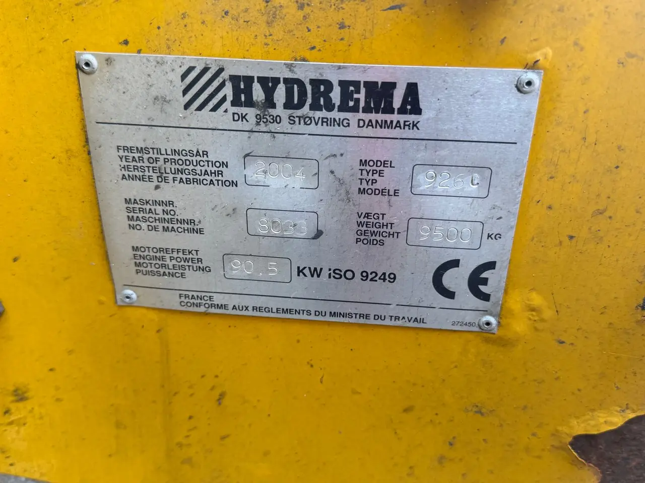 Billede 20 - Hydrema 926C Med Vejesystem til frontskovl og ESD Dobbelt command