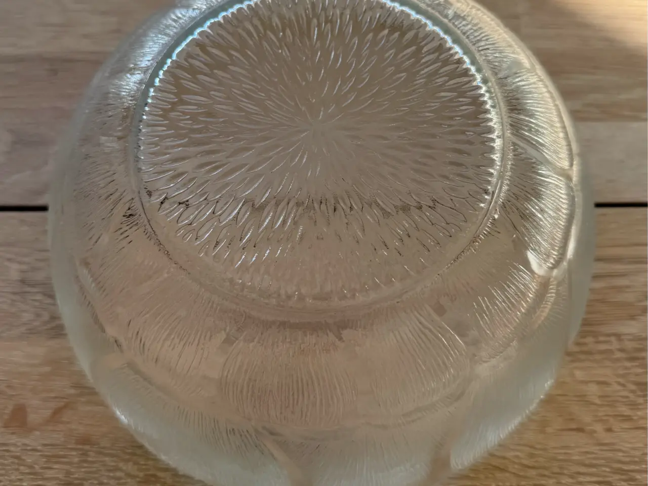 Billede 4 - Riflet glas kage fad  og skål