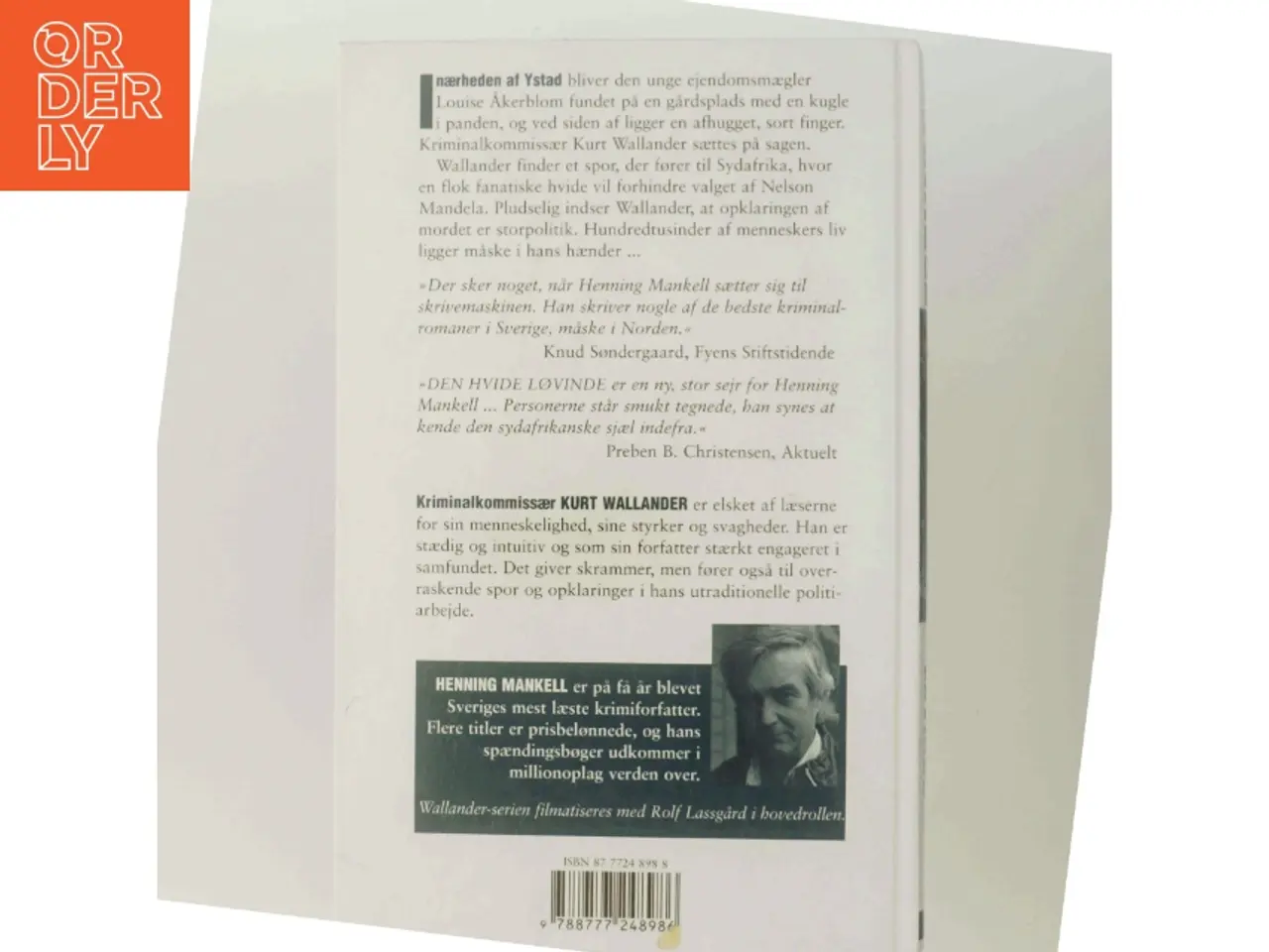 Billede 3 - Den hvide løvinde af Henning Mankell (Bog)