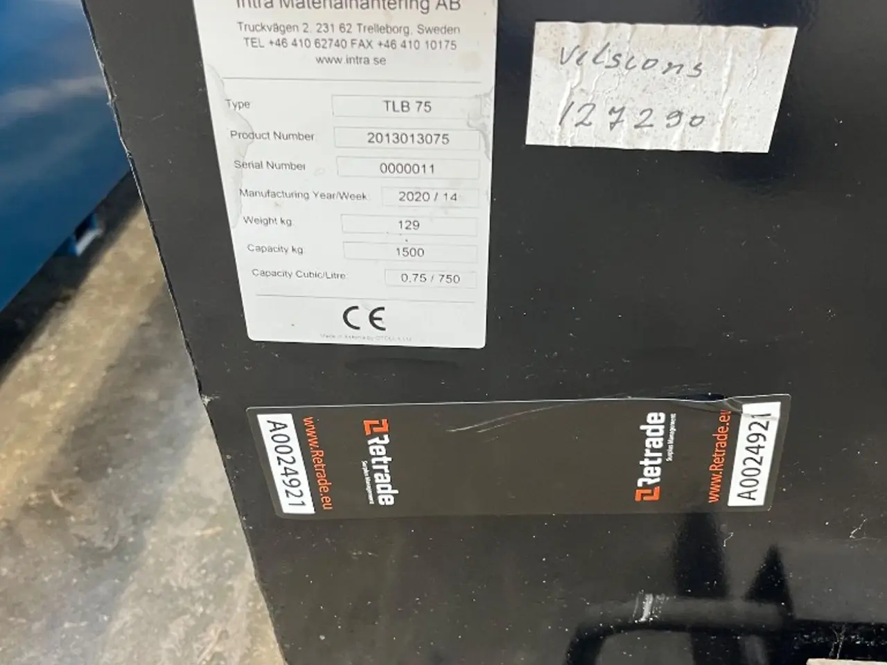 Billede 1 - Vippecontainer TLB 75