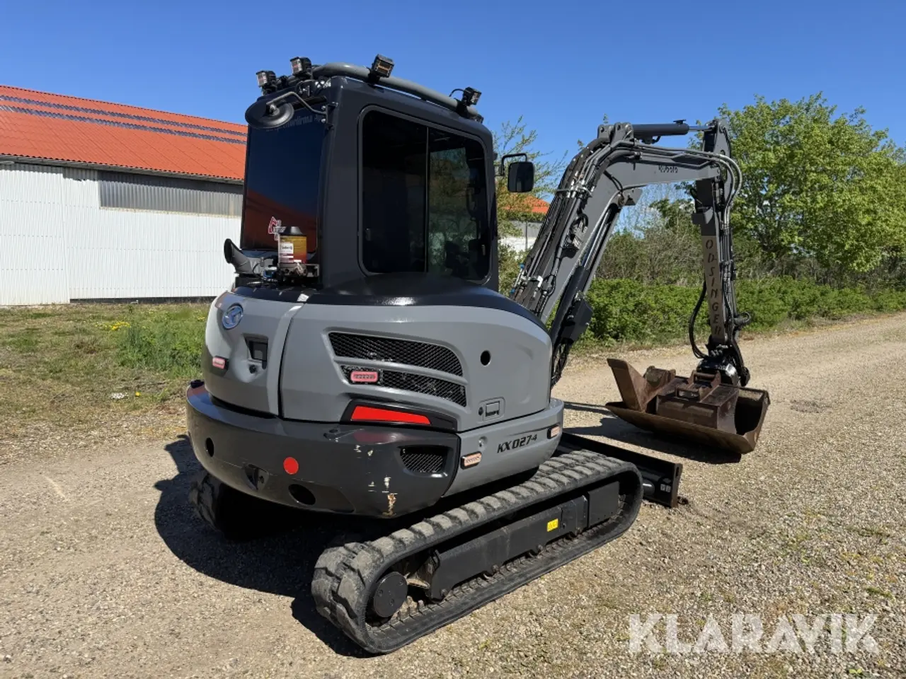 Billede 5 - Gravemaskine Kubota KX42-4 med rotortilt og maskinstyring