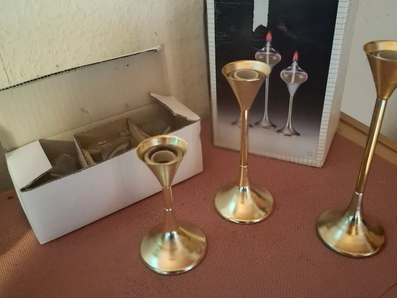 Billede 1 - 3 smukke olie lamper