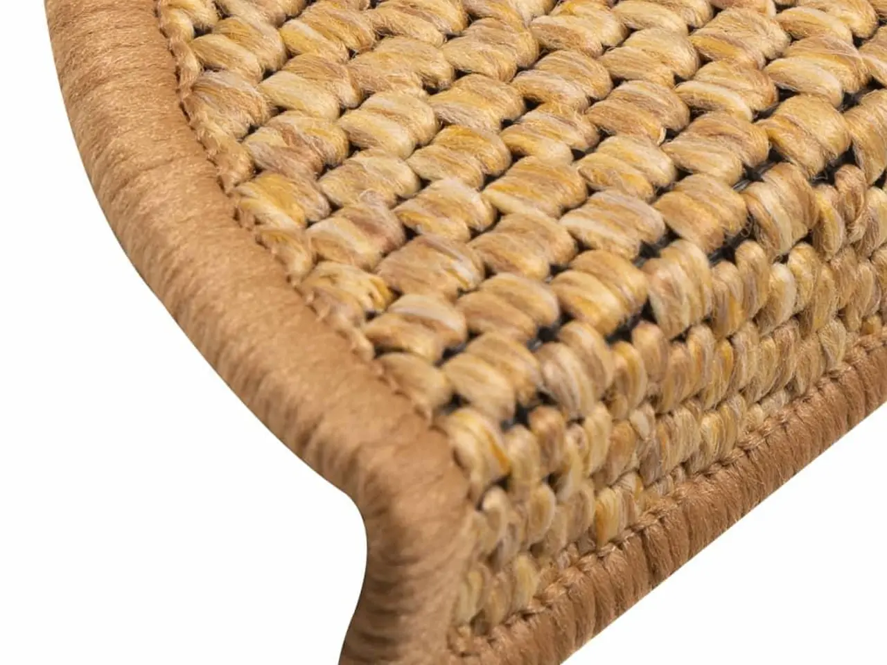 Billede 7 - Selvklæbende trappemåtter 15 stk. 56 x 17 x 3 cm - sisalfarve