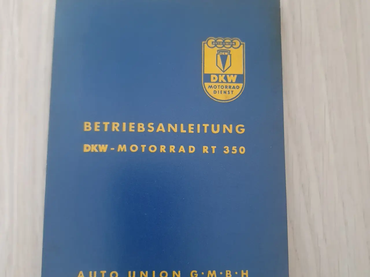 Billede 1 - DKW 350 Instruktionsbog