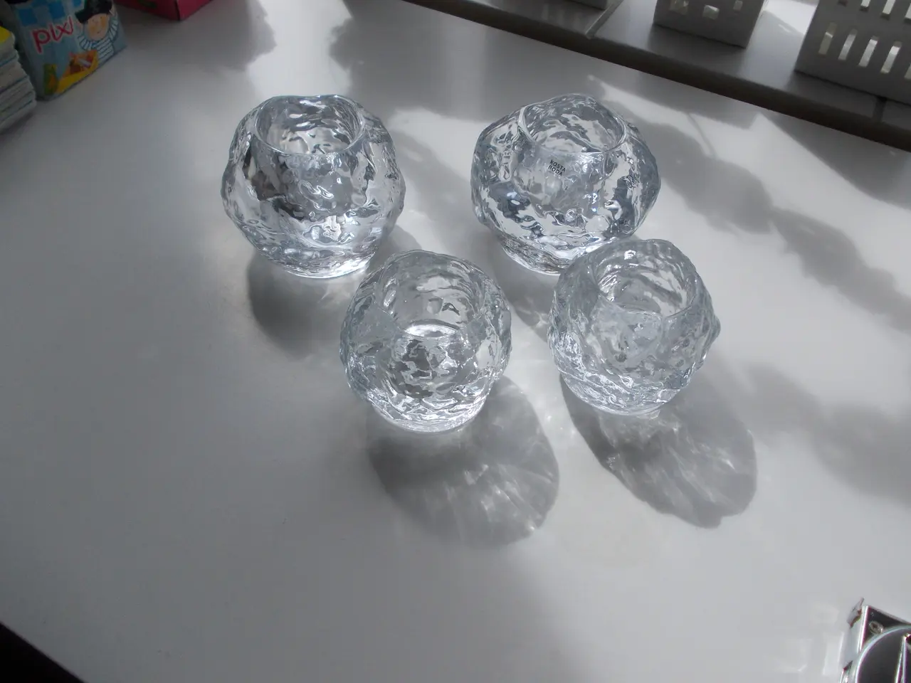 Billede 2 - Snowball fyrfadsstager fra Kosta Boda