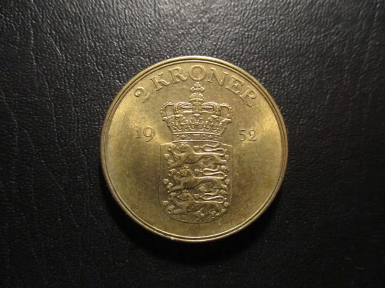 Billede 1 - 2 kroner 1952 møntskær