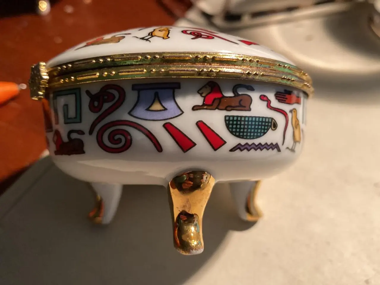 Billede 3 - Unik porcelænsskrin