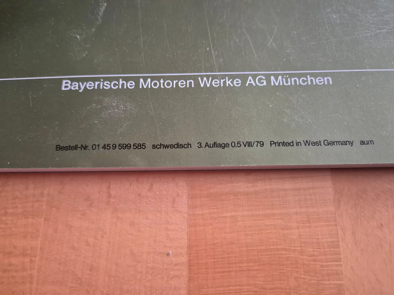 Billede 3 - Instruktionsbog BMW E23.