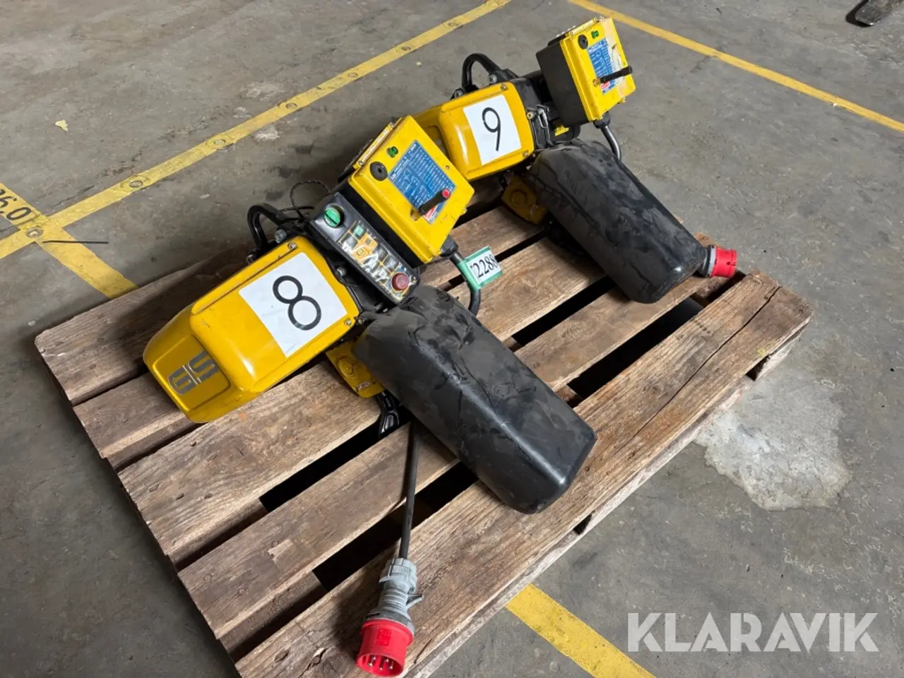 Billede 2 - El-taljer GIS GP500/NF 1250kg - 2 styk