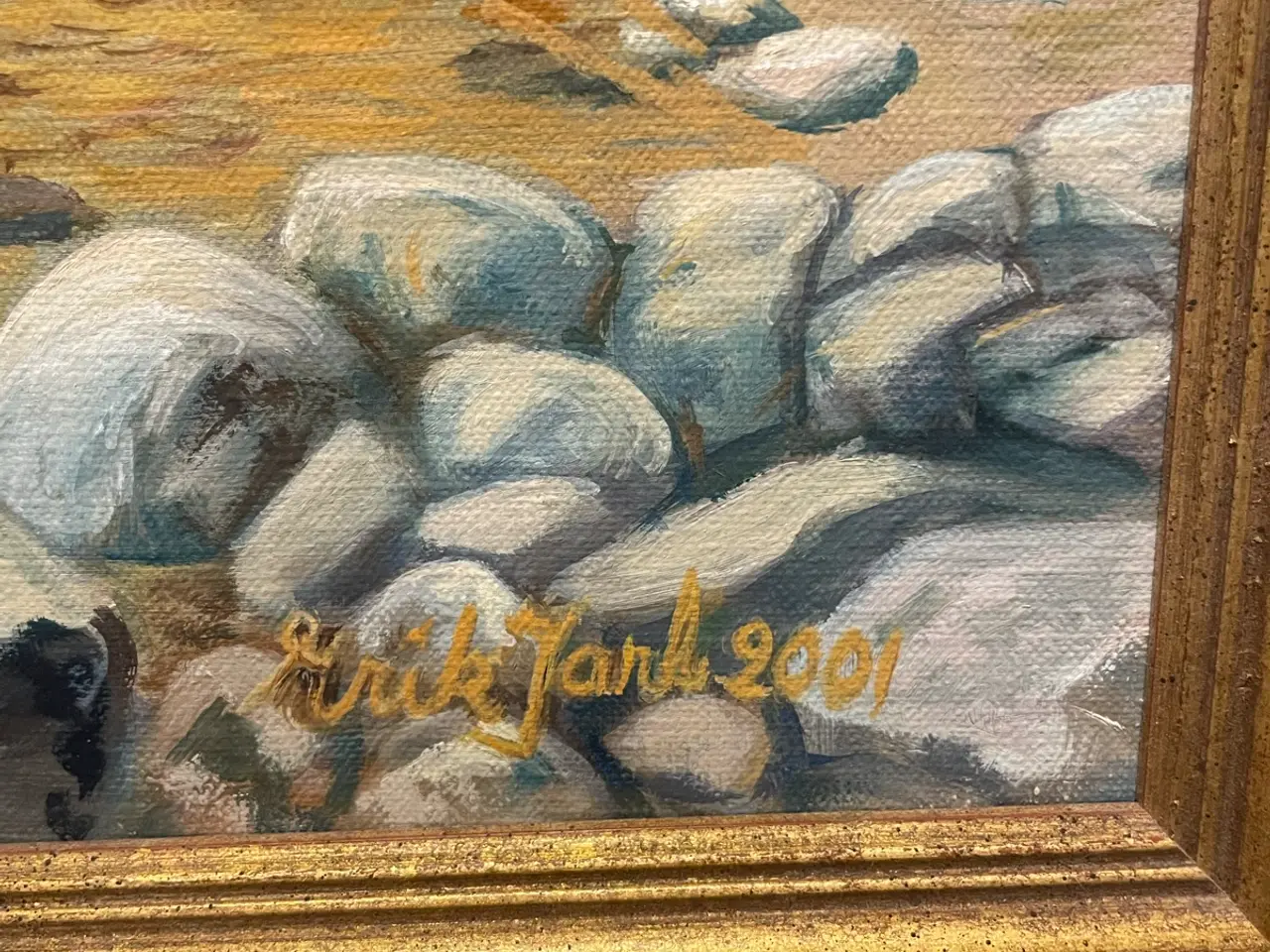 Billede 2 - Erik Jarl, 2001 – olie på lærred, signeret, 54 × 3