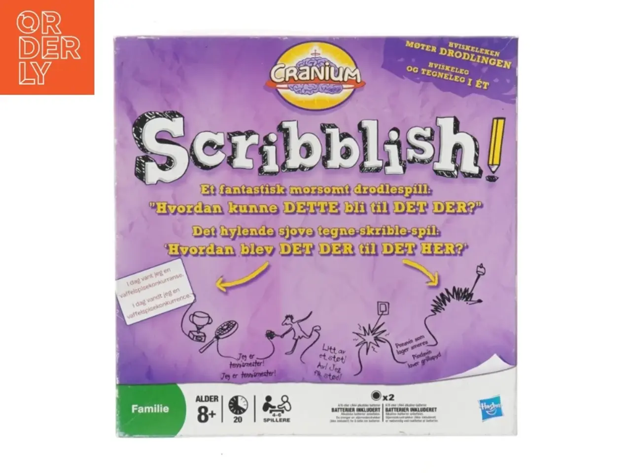 Billede 1 - Cranium Scribblish brætspil fra Hasbro (str. 6x27x27 cm)