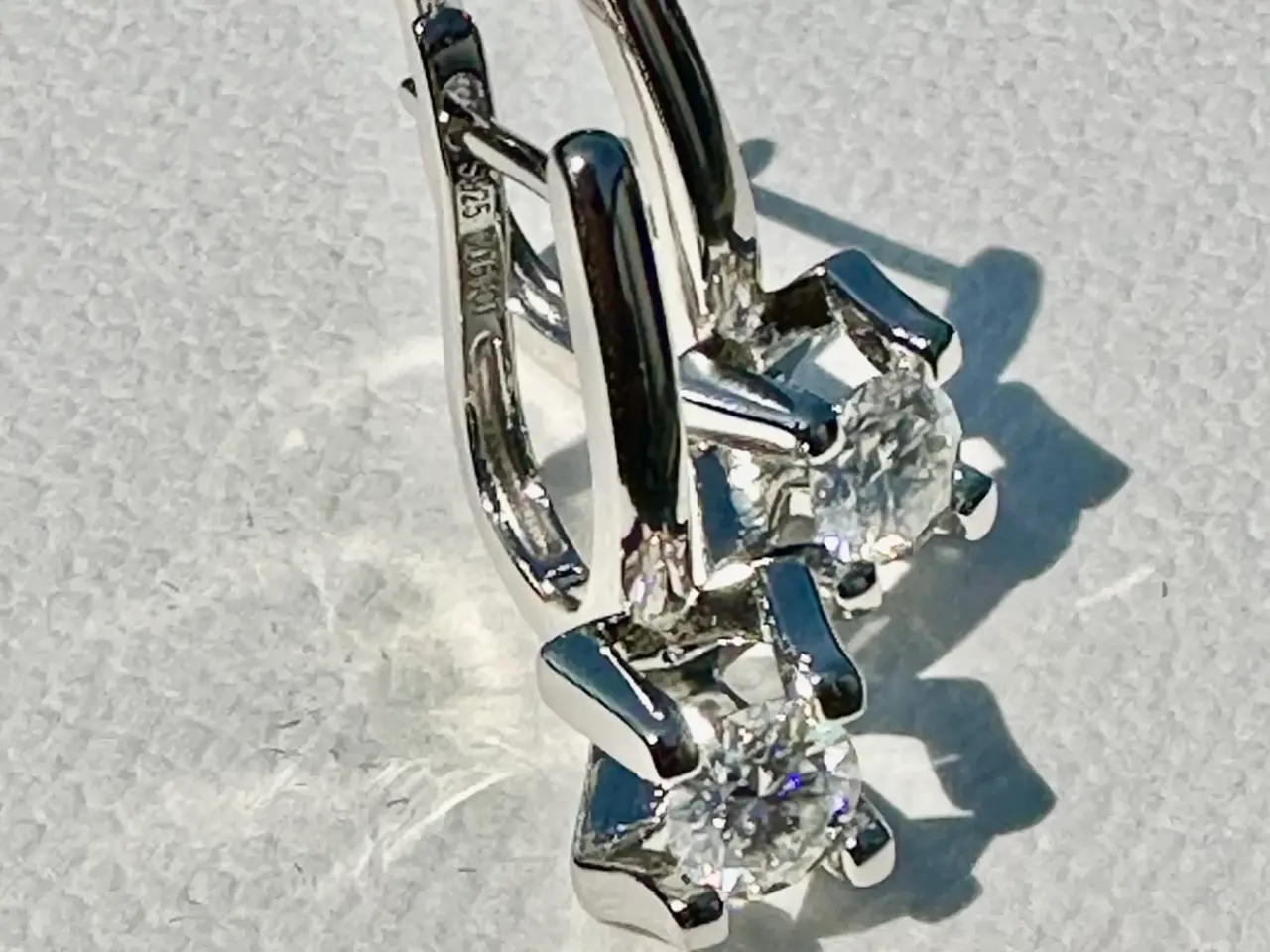 Billede 7 - Nye sølvringe med ægte moissanite 
