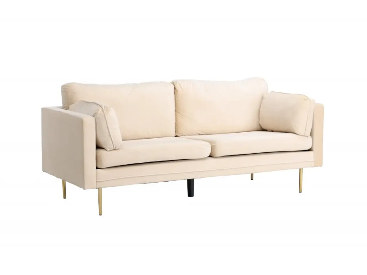 Billede 3 - Boom 3 personers Sofa - Beige og Messing