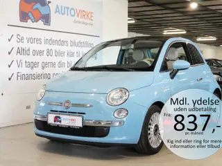 Fiat 500 0,9 TwinAir Lounge Start & Stop 85HK 3d