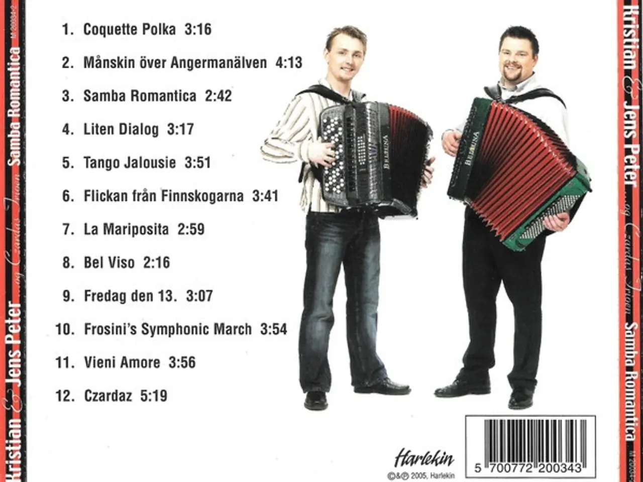 Billede 2 - Kristian* & Jens… – Samba Romantica – CD
