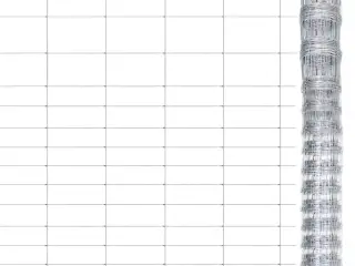 Havehegn 50x1,6 m galvaniseret stål sølvfarvet