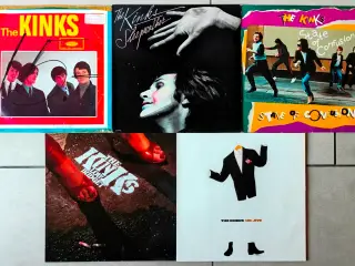 The Kinks 5x LP plader