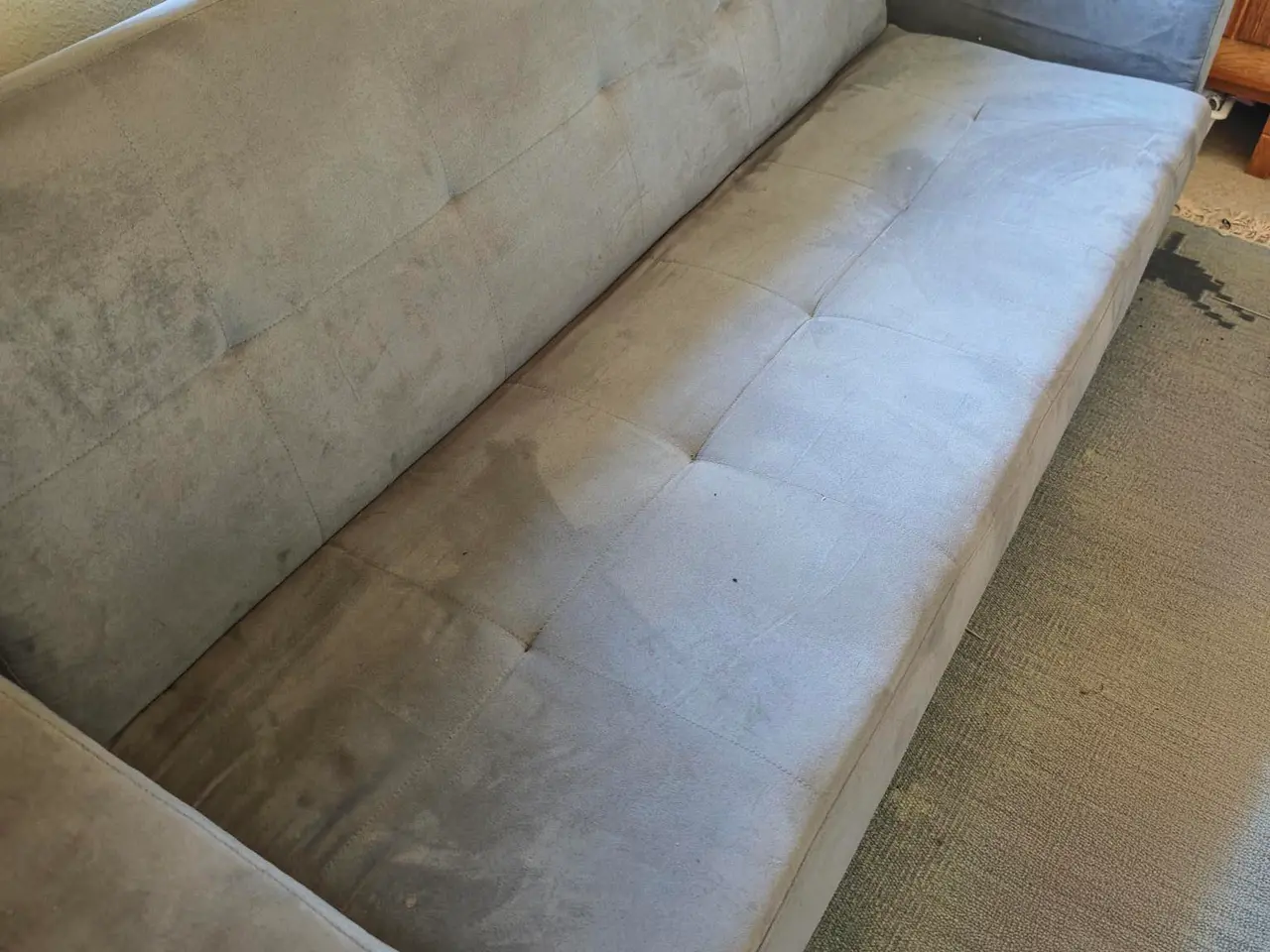 Billede 3 - Sovesofa, grå, stof