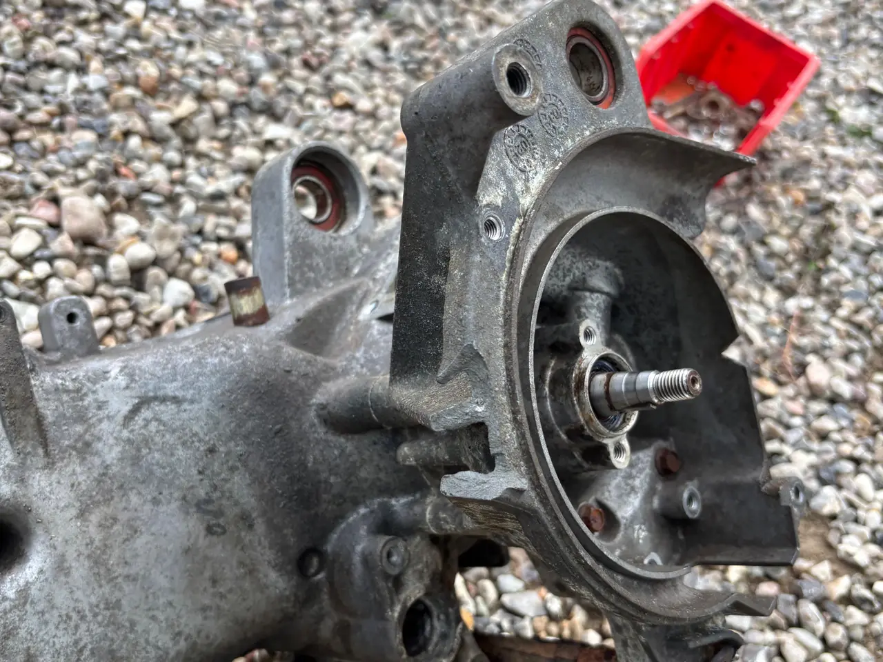 Billede 5 - Hot50 motor med gearing og krumtap