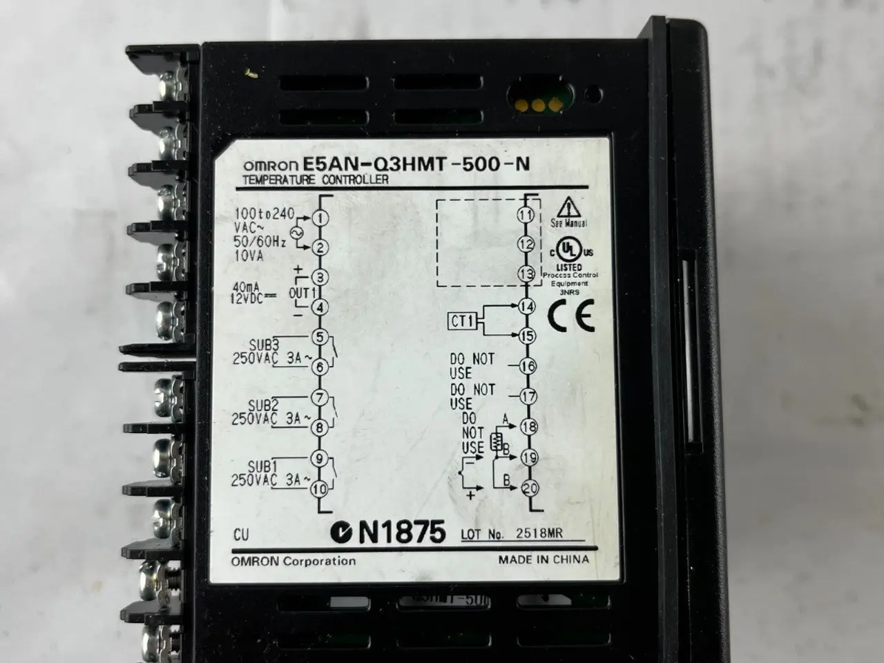 Billede 9 - Omron E5AN-Q3HMT-500-N Digital Temperature