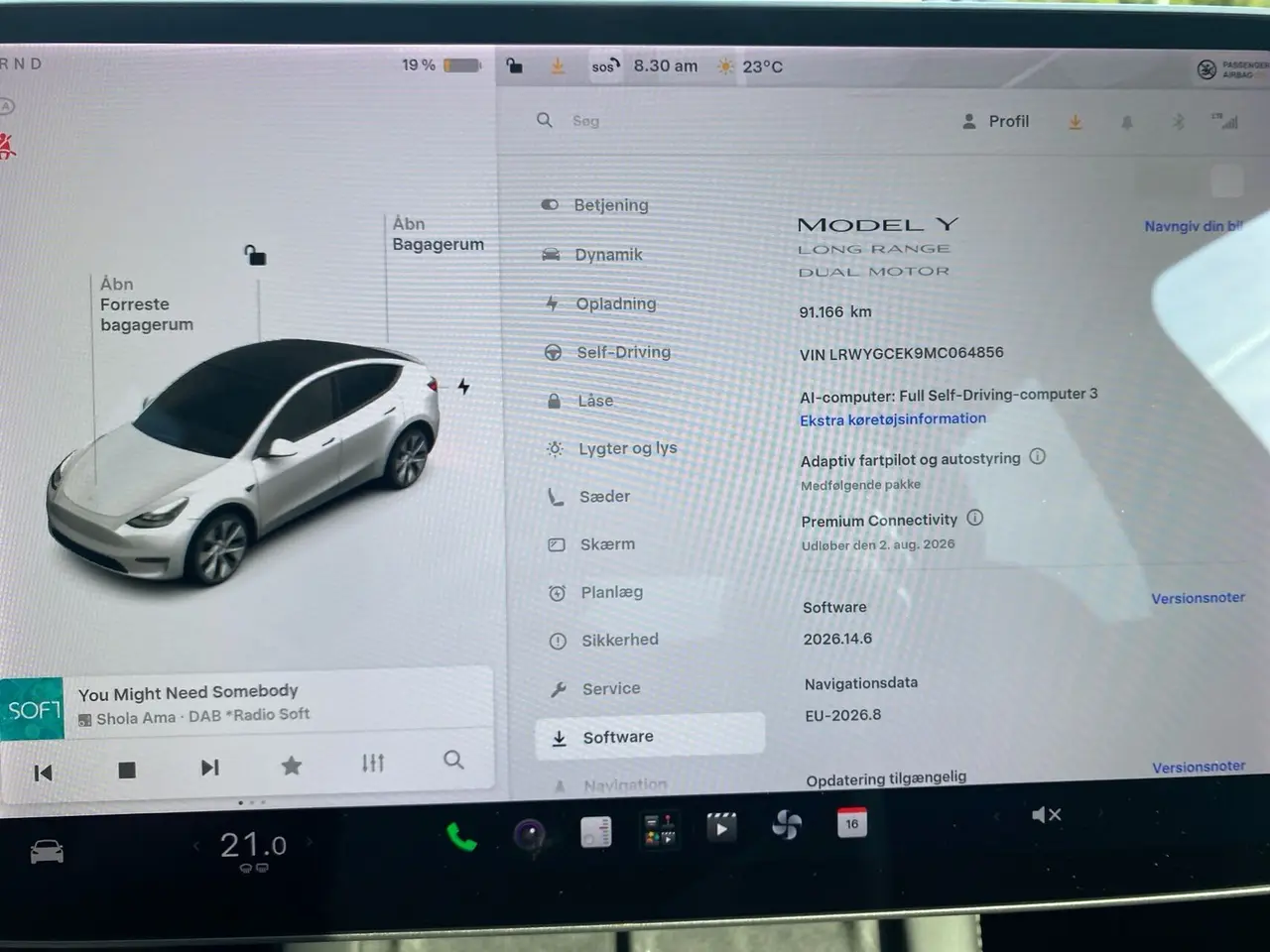 Billede 16 - Tesla Model Y EL Long Range AWD 514HK 5d Aut.