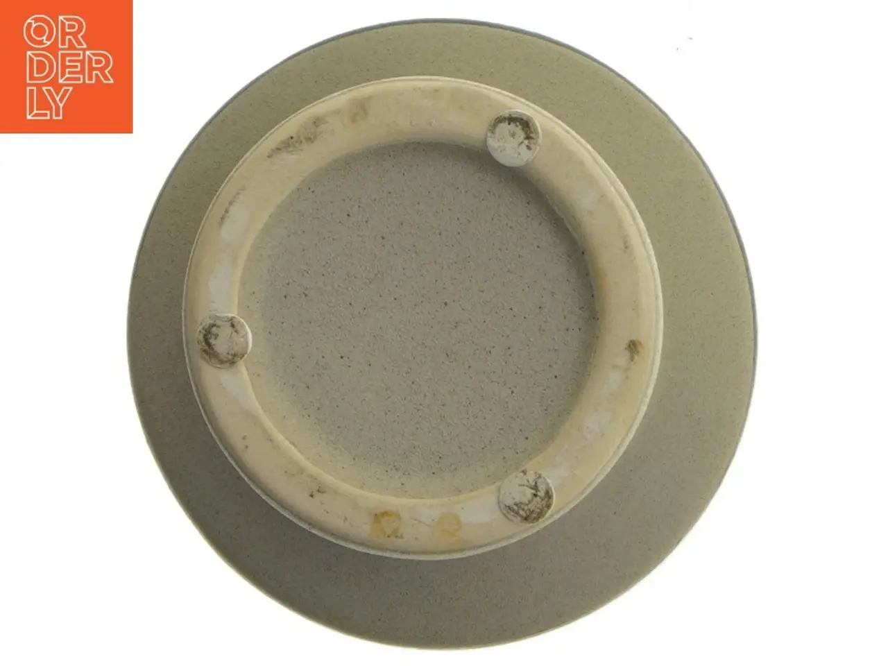 Billede 2 - Keramisk vase i sort og beige (str. Ø. 11 cm. længde. 20,5 cm)