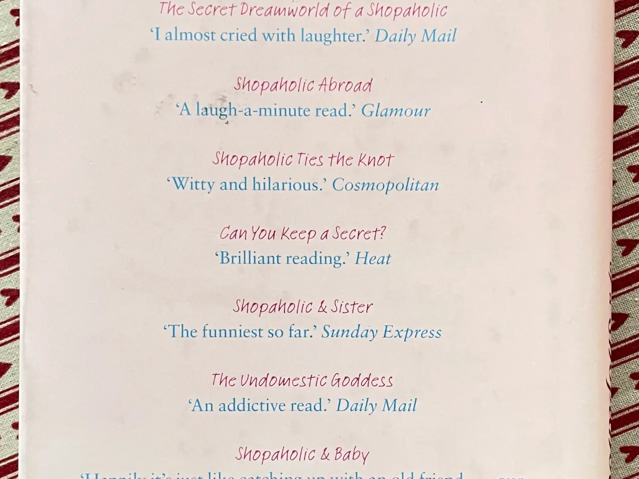 Billede 2 - “The secret dreamworld of a shopaholic” (engelsk)