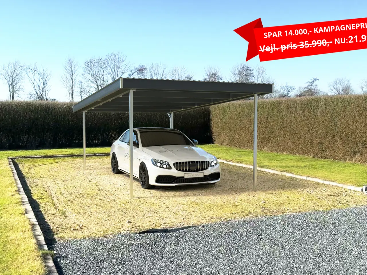 Billede 1 - SPAR 14.000,- Carport 1 bil KAMPAGNE
