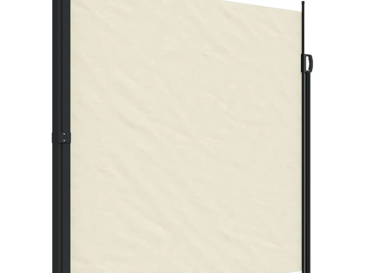 Billede 2 - Sidemarkise 200 × 300 cm - sammenrullelig, cremefarvet