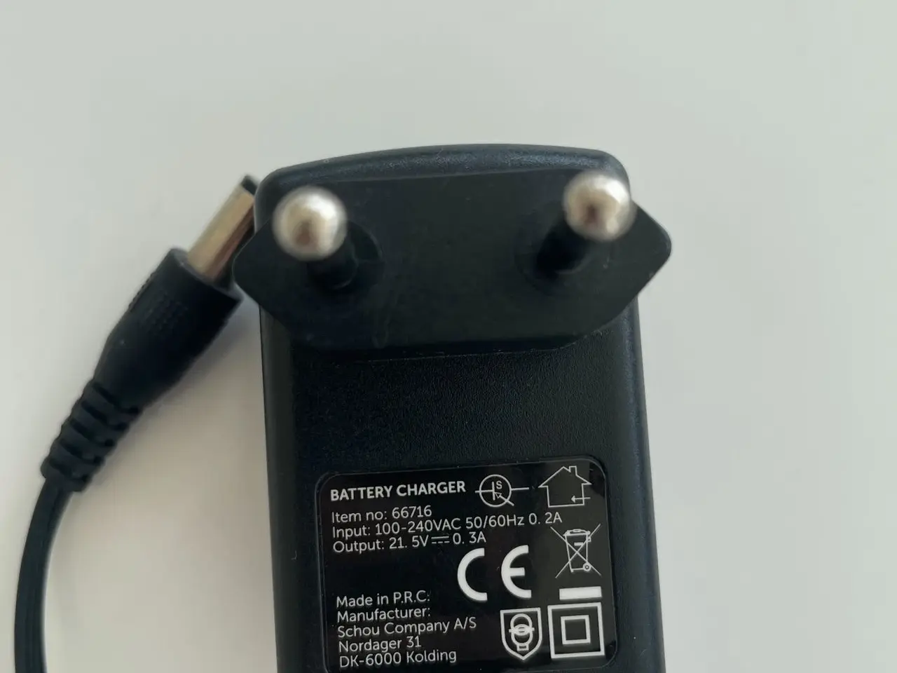 Billede 2 - AC oplader til router og kædesave - model 66716